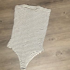 Striped bodysuit